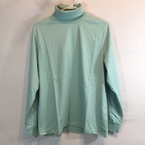 Lands’ End Lg. Mint Green Long Sleeve Turtleneck